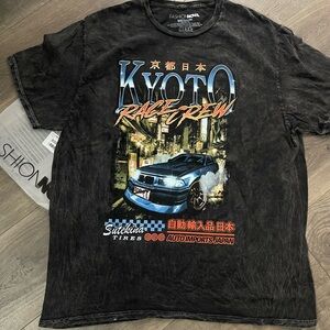 Fashion Nova Kyoto Race Crew Black Tee